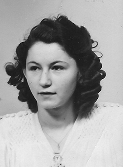 Maria Gabrielsen som ung 